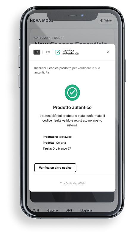 Prodotto autentico
